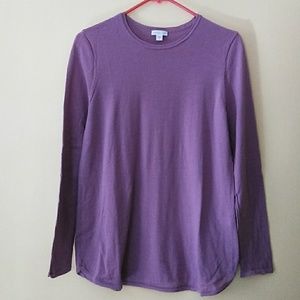 Lavendar merino wool shirt